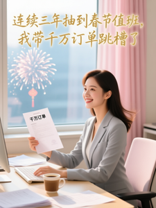 连续三年抽到春节值班,我带千万订单跳槽了